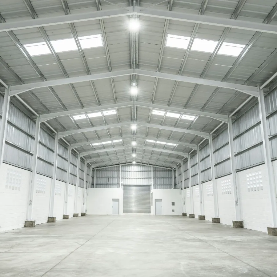 Construção Modular de Aço para Armazém, Oficina e Fábrica de Ereção Rápida para Projetos Industriais Temporários