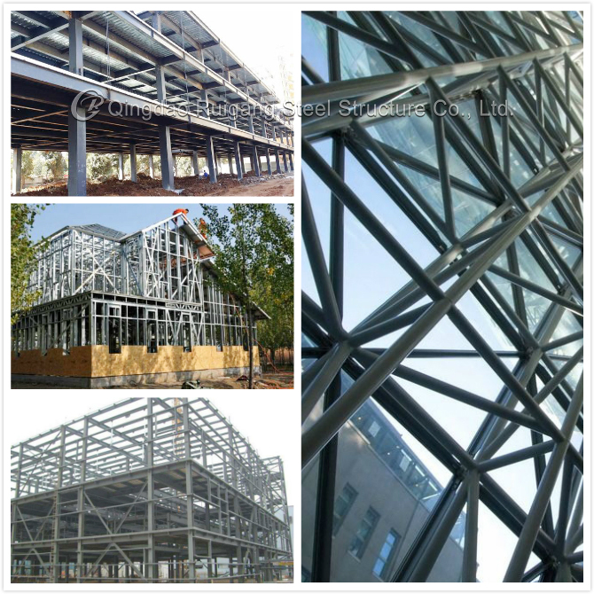 Estrutura de Aço Prefabricada para Galpão Industrial Baixo Custo Construção Modular de Alto Rendimento Casa Comercial de Aço Prefabricada Escritório