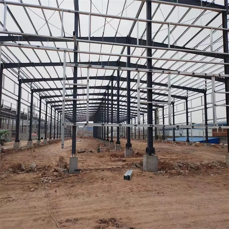 Instalação Fácil Casa Modular Estrutura de Aço Armazém Prefabricado para Edifício de Armazenamento