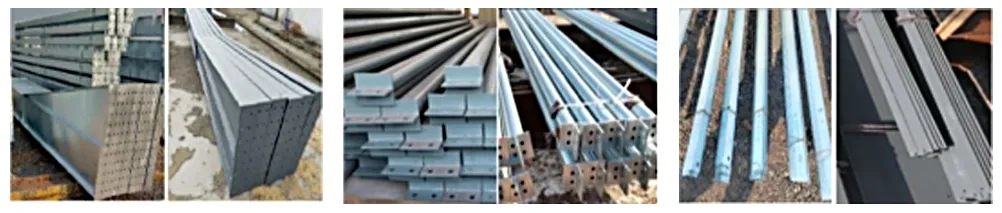 Estrutura de Aço Galvanizado Antirrust para Armazém Oficina Galpão Estrutura Modular de Metal