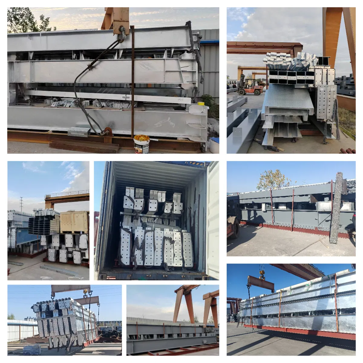 Estrutura Modular de Aço Leve Casa Residencial Prefabricada Construção de Escritório