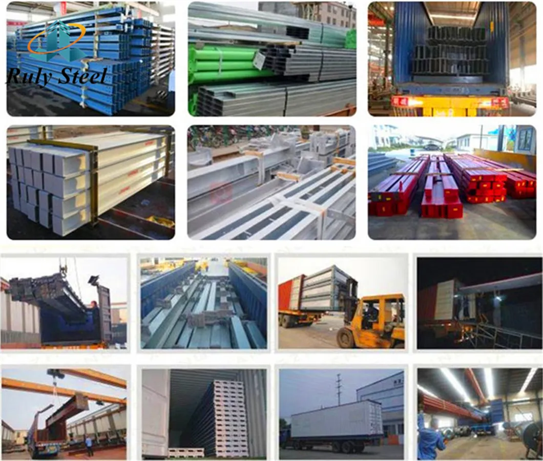 Padrão ASTM GB Grande Vão Design Modular Construção em Aço Estrutura Prefabricada Parque Logístico