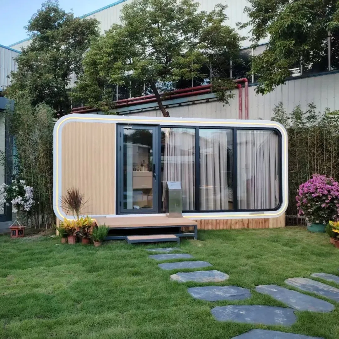 Novo Design Inteligente Casa Móvel Prefabricada Modular Cápsula da Apple