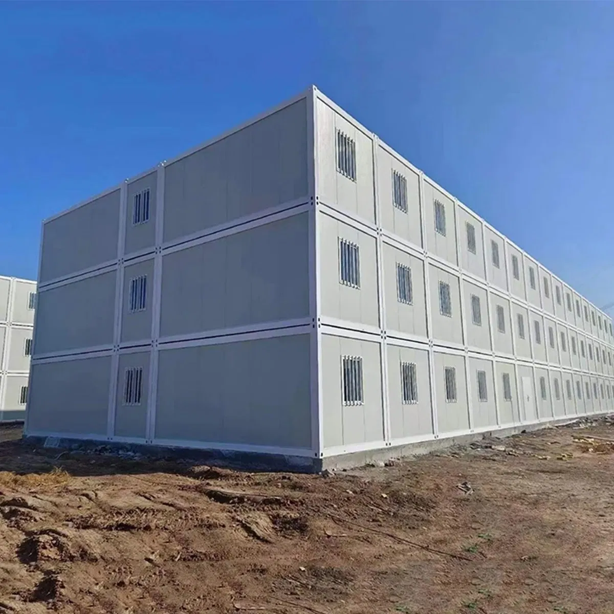 Complexo Modular de Dois Andares em Contêiner para Vida Comunitária Casa em Contêiner