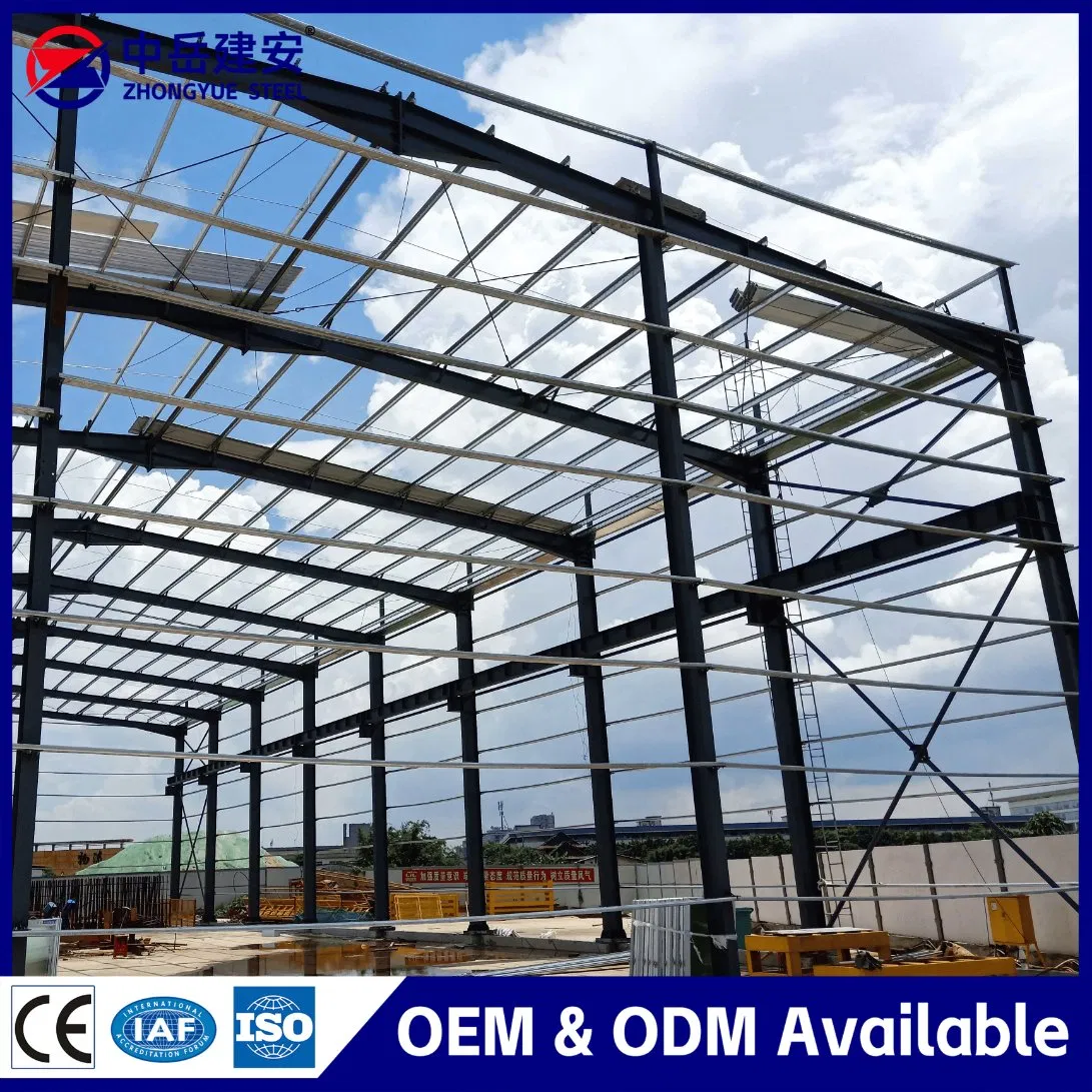 Estrutura Modular Prefabricada de Aço Pesado Edifício Estrutural Armazém Estrutura de Aço Componentes da Estrutura de Aço
