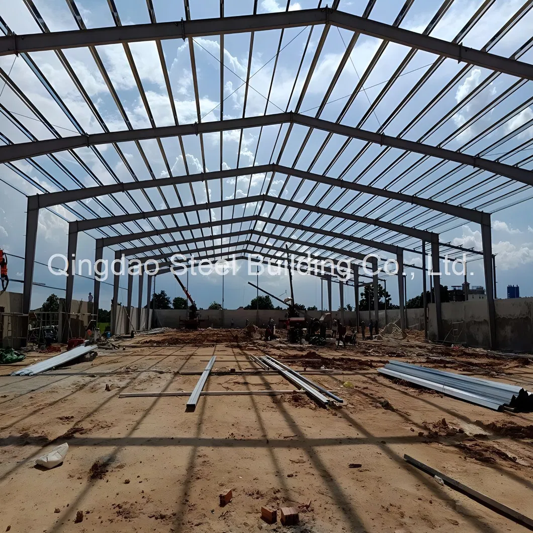 Estrutura de Aço Modular para Armazém Industrial, Oficina Prefabricada, Edifício de Apartamentos