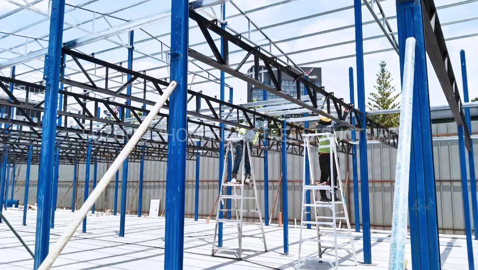 20FT Estrutura de Aço Econômica Portátil Casa de Construção Prefabricada Modular Container Escola Escritório Hospital Oficina à Venda
