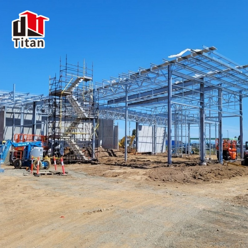 Edifícios Industriais de Aço Modular Prefabricados de Baixo Custo