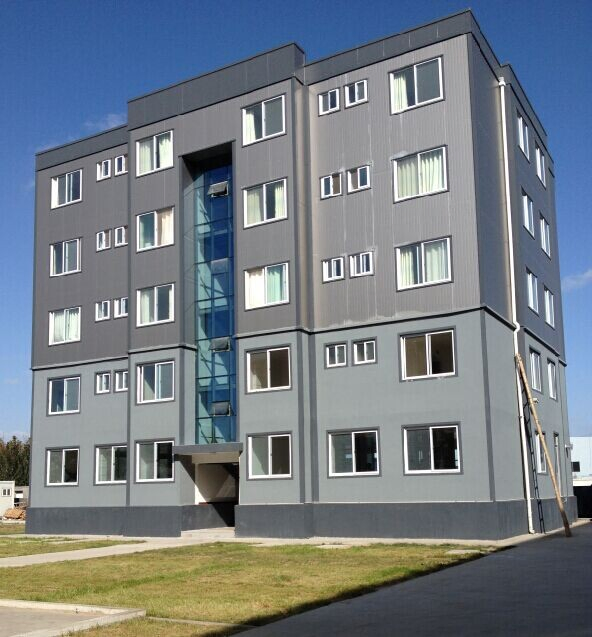 Estrutura de Aço Leve Apartamento Prefabricado Construção de Escritório Edifício Modular (KXD-SSB1425)