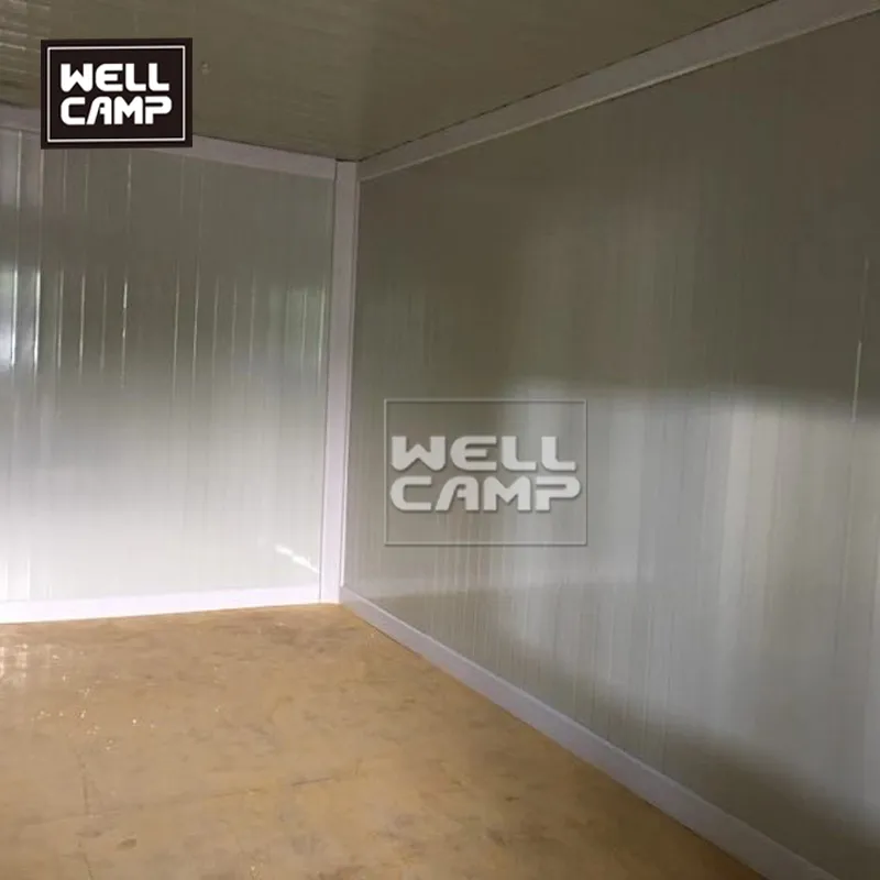 20FT Casa Container de Montagem Fácil, Acampamento Container, Casa Container de Pacote Plano, Dormitório, Alojamento para Trabalhadores de Escritório