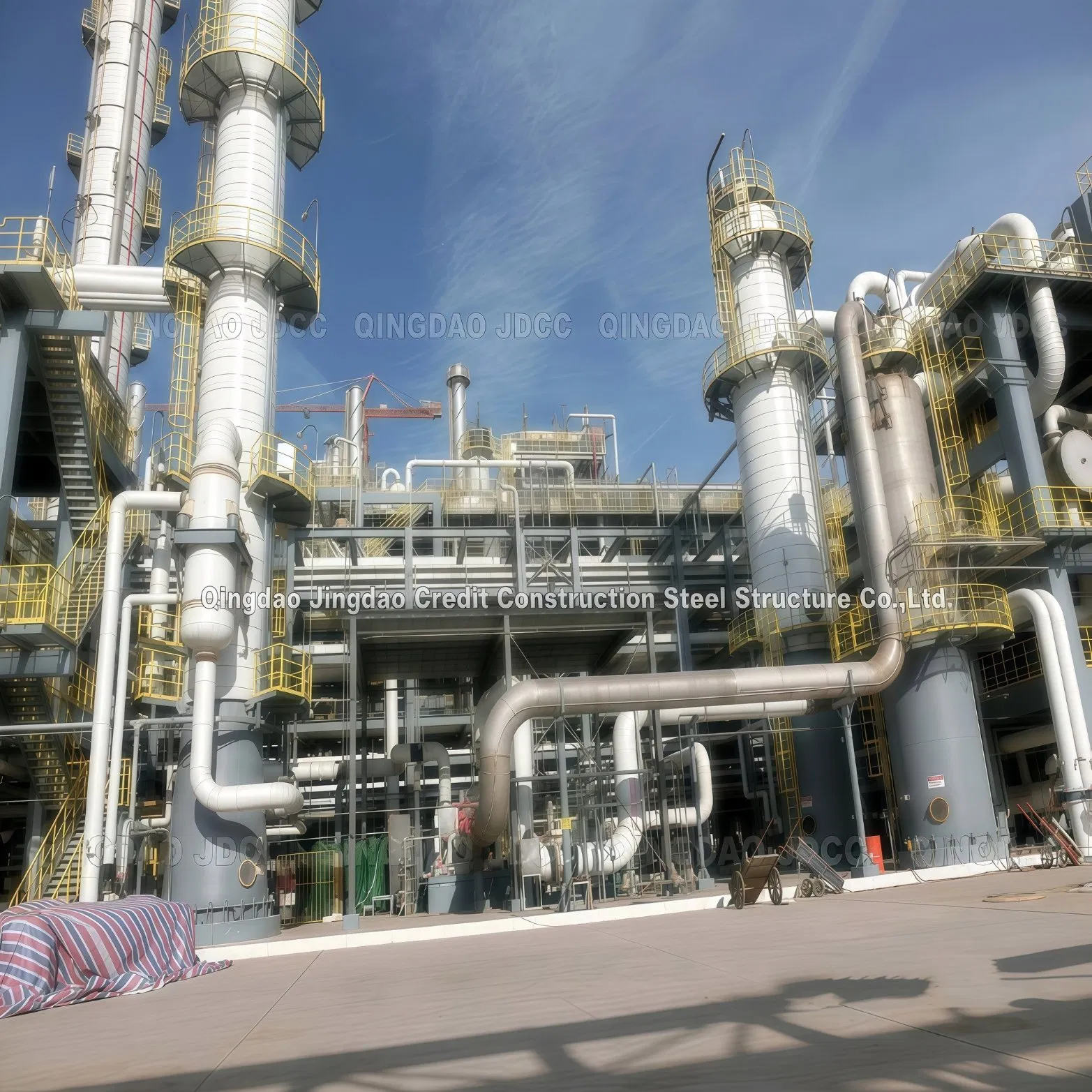 Estrutura de Aço Carbono Estável para Oficinas Modulares Prefabricadas, Plantas de Armazém, Empreiteiro Geral de Construção Turnkey