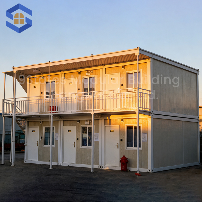 Container de Dormitório para Trabalhadores em Local de Construção de Alta Resistência com Isolamento de Lã de Rocha