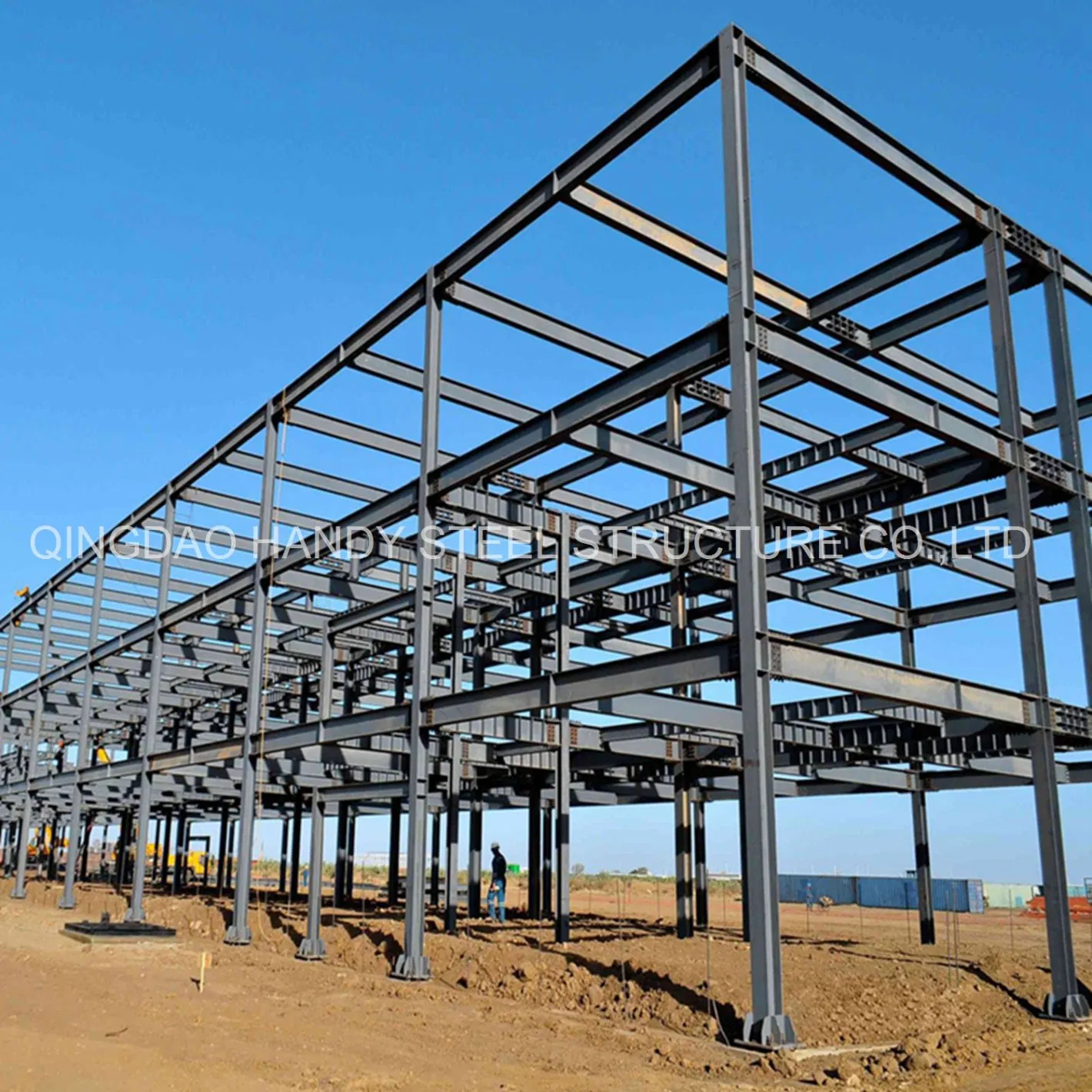 Estrutura Industrial de Armazém Oficina Hangar Modular Prefabricada de Aço Personalizável para Construção