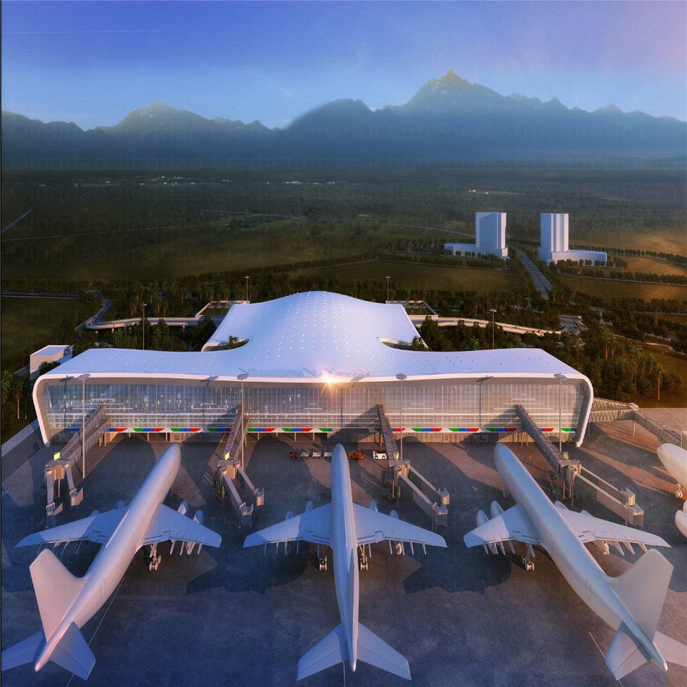 Novo Design Fabricado Modular Industrial Moderno Móvel Prefabricado Qingdao (JDCC) Jingdao Crédito Construção Estrutura de Aço Ltda