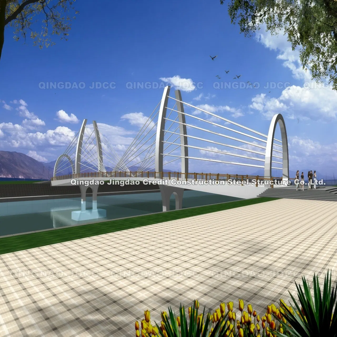 Estrutura Modular de Aço ACP com Vidro para Armazém, Oficina, Escritório, Ponte, Empreiteiro Geral, Construção Turnkey Personalizada com Estrutura em Forma de H