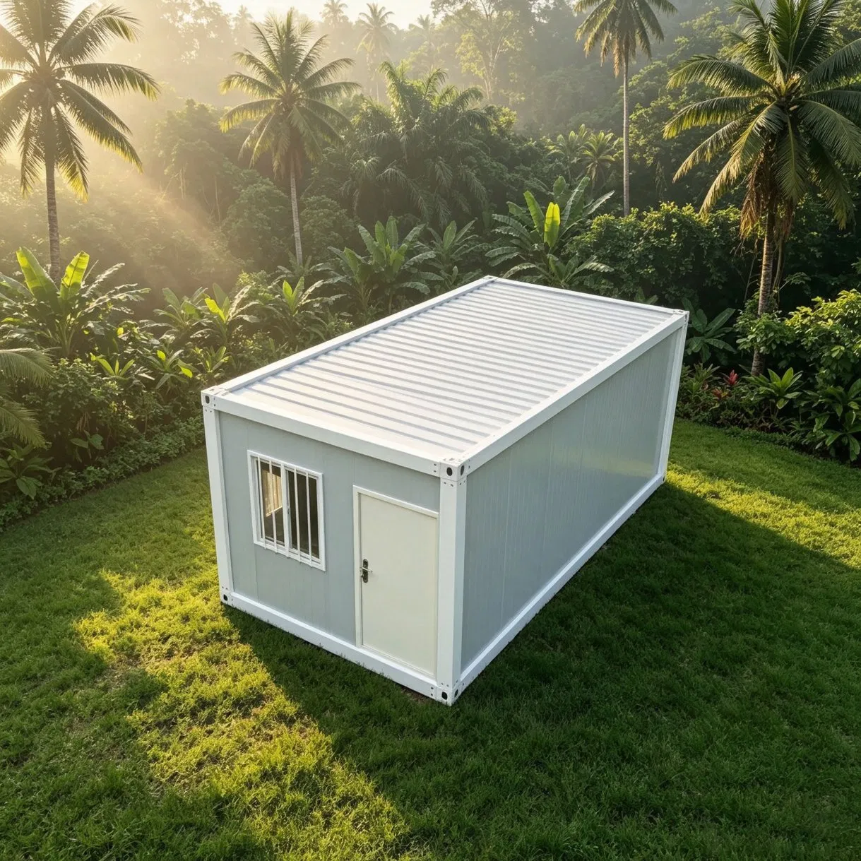 Edifício Modular Inovador com Design Versátil e Materiais de Aço Resistente