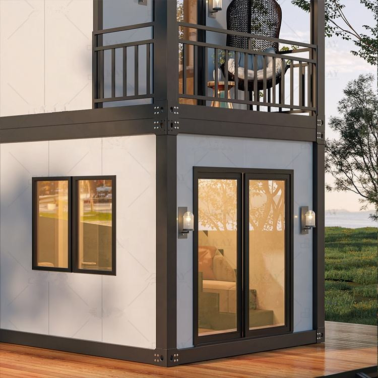 Casa Modular Moderna Feita na China Edifícios de Contêiner Estrutura de Aço