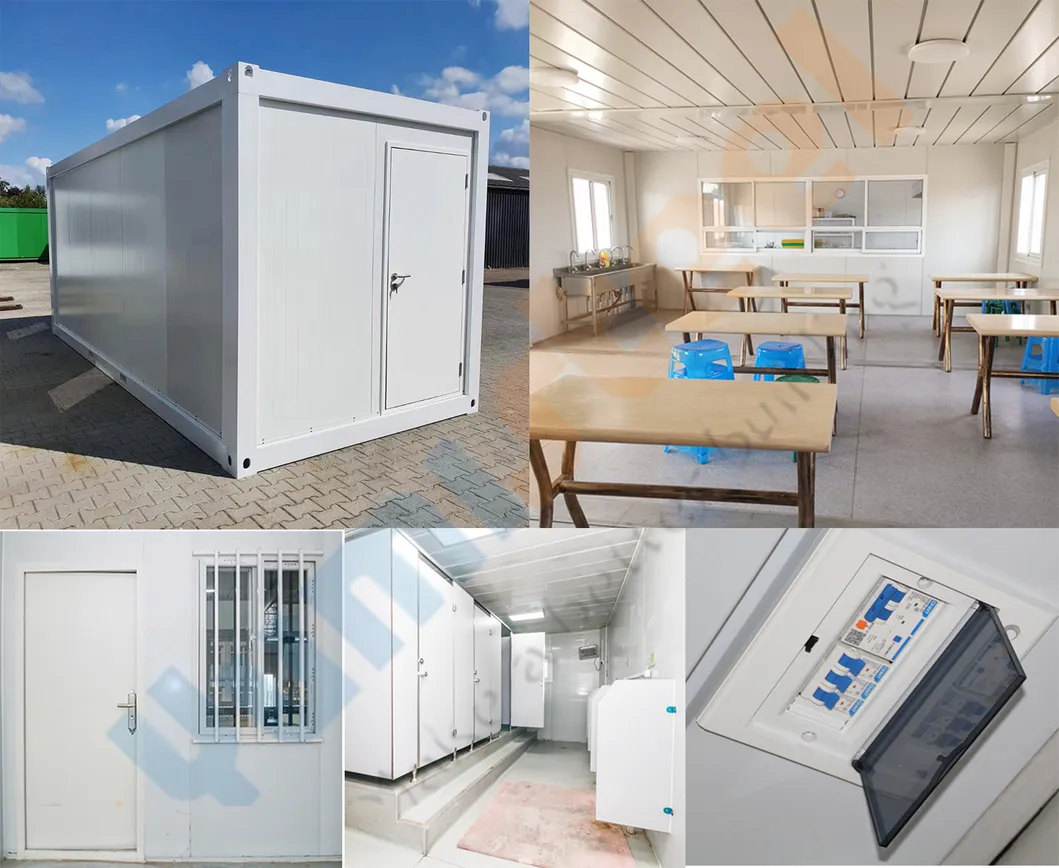 Edifício de Apartamentos em Contêiner com Design Modular de Estrutura de Aço de Luxo para Moradia