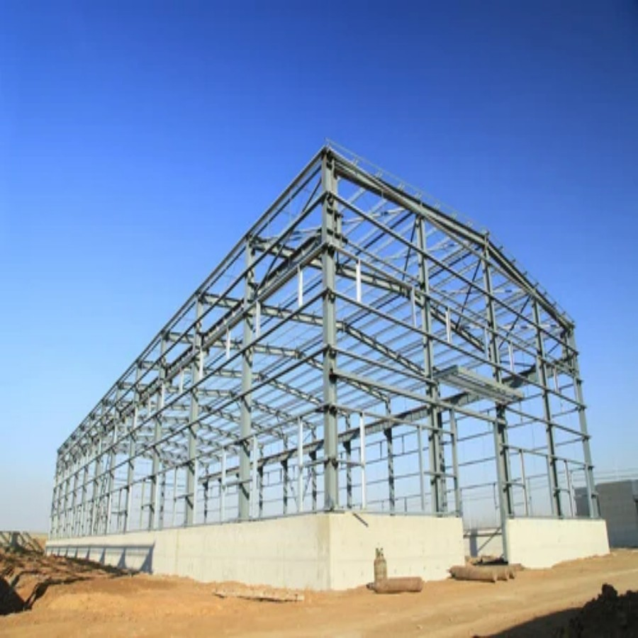 Estrutura de Aço Galvanizado Antirrust para Armazém Oficina Galpão Estrutura Modular de Metal