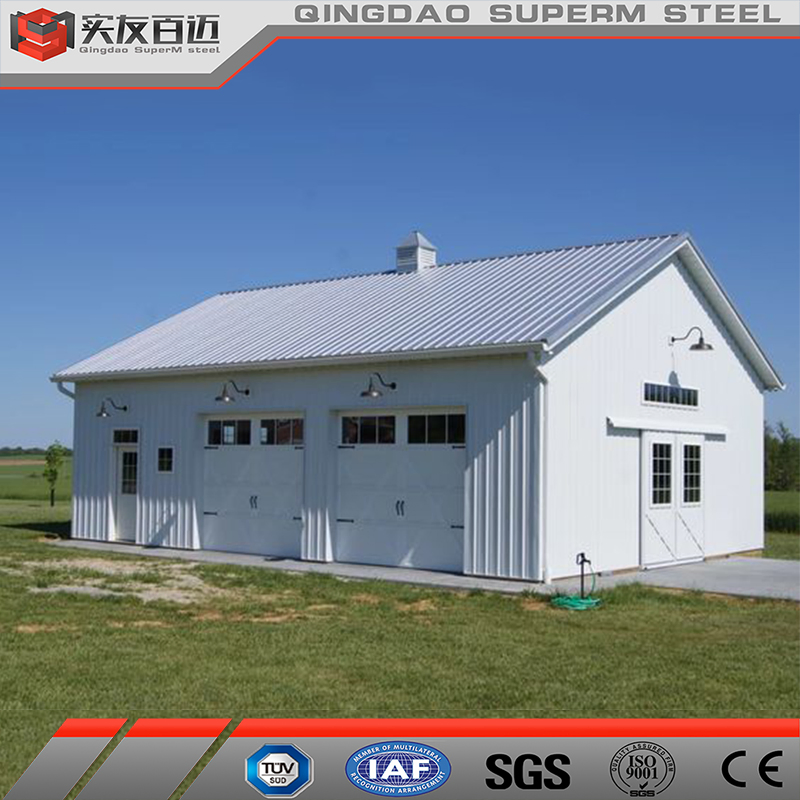 Fábrica Modular Metálica Prefabricada Industrial Kits de Armazenamento de Hangar em Metal