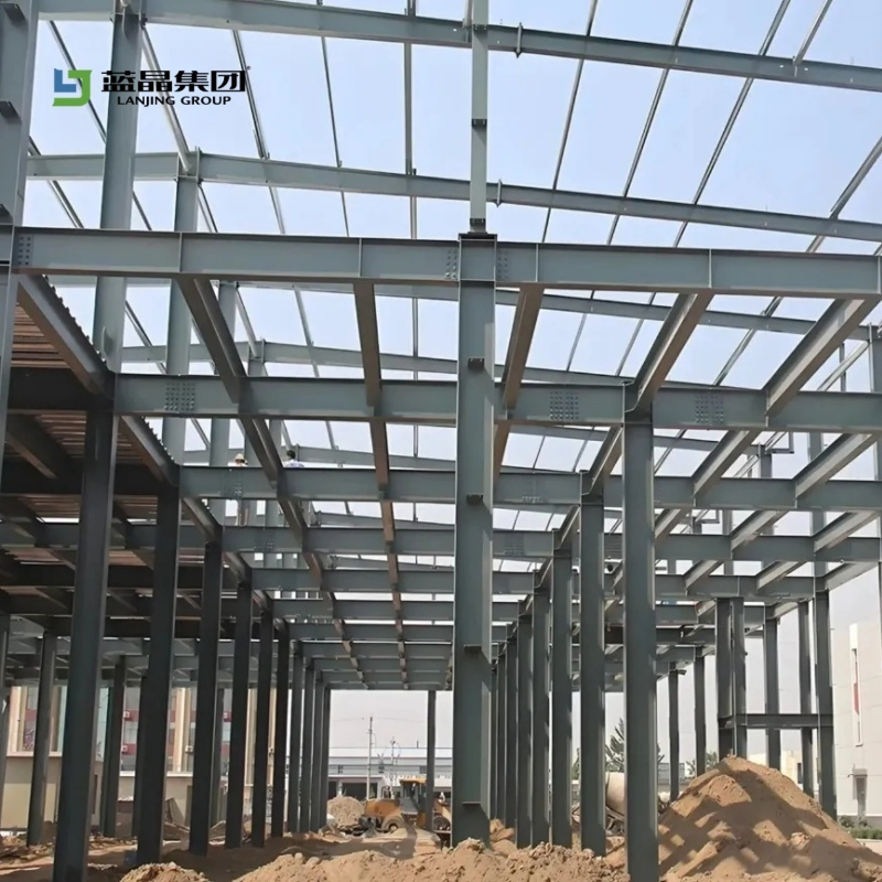 Construção de Fábrica Industrial Planta Modular Prefabricada Estrutura de Aço Estrutura de Oficina Armazém