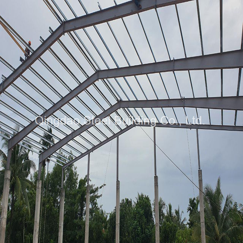 Edifício Modular Prefabricado Personalizado Edifício Industrial Prefabricado para Armazém de Estrutura de Aço Oficina