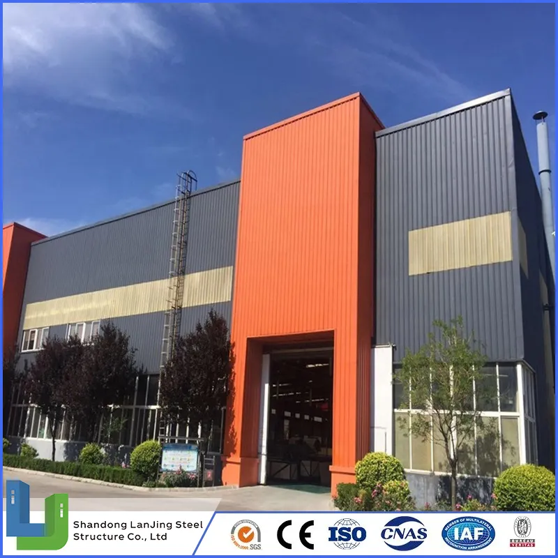 Estrutura de Aço Modular Moderna Prefabricada para Supermercado e Shopping Personalizado