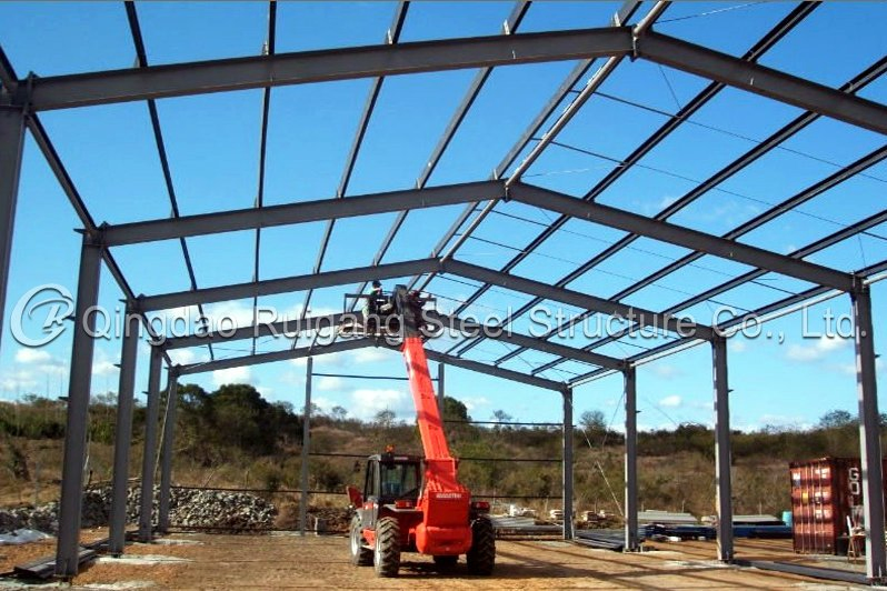 Estrutura de Aço Prefabricada para Galpão Industrial Baixo Custo Construção Modular de Alto Rendimento Casa Comercial de Aço Prefabricada Escritório