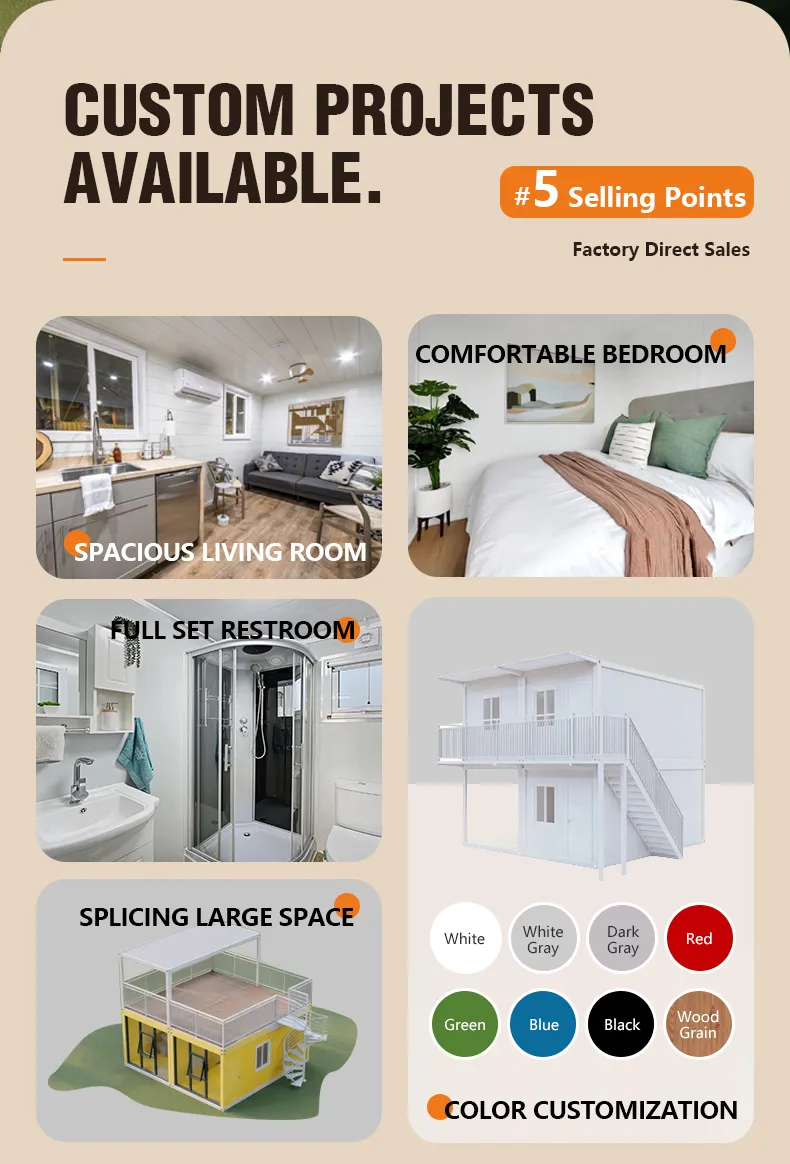 Edifício Modular Prefabricado para Uso Comercial
