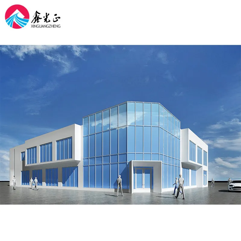Estrutura de Aço Modular Prefabricada de Grande Vão para Edifício Comercial