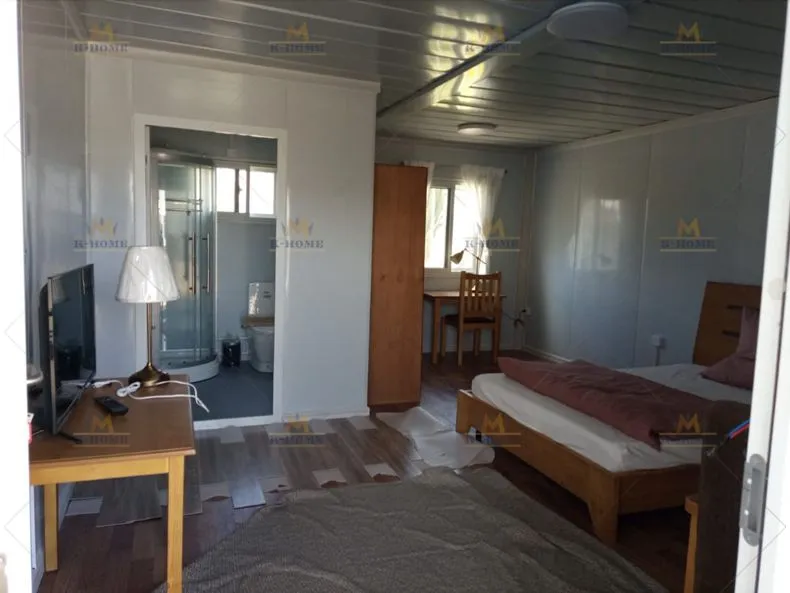 Alojamento Portátil de Design Modular para Trabalhadores da Construção