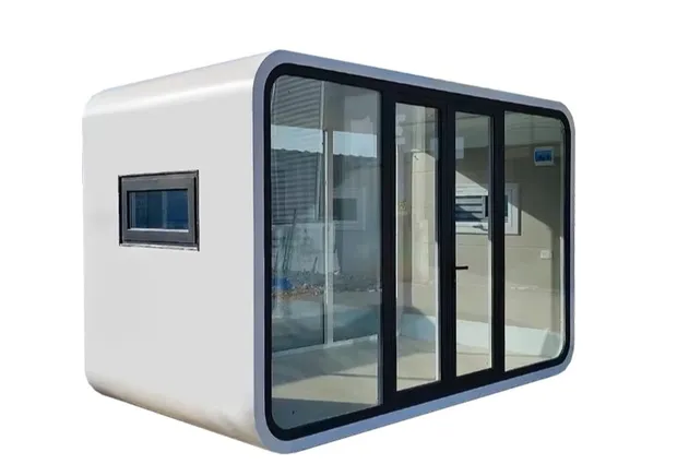Novo Design Inteligente Casa Móvel Prefabricada Modular Cápsula da Apple
