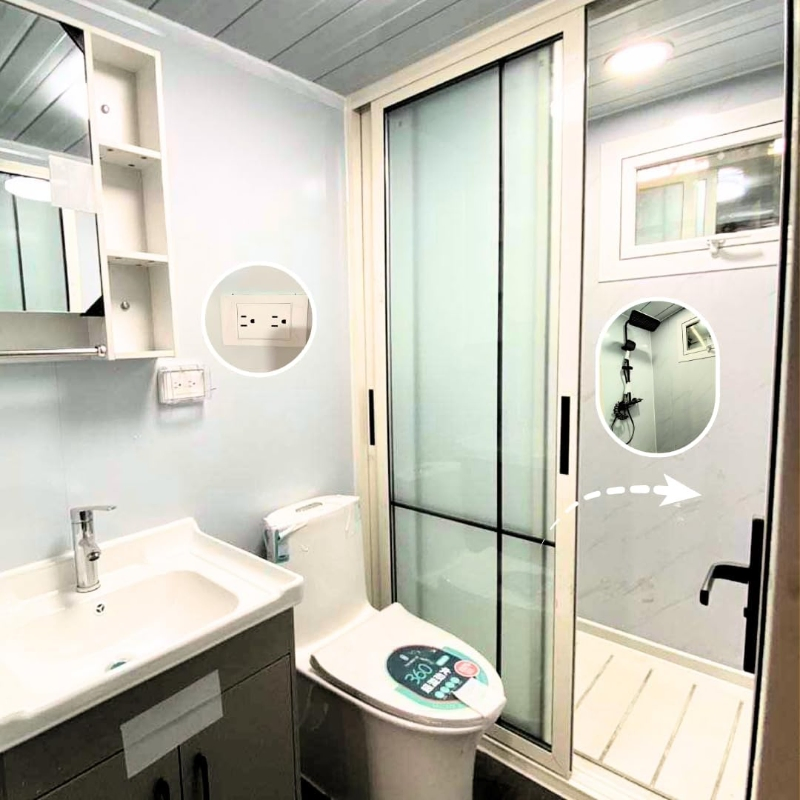 Casas Modulares Portáteis Casas Prefabricadas para Habitação de Emergência e Solução de Moradia Temporária
