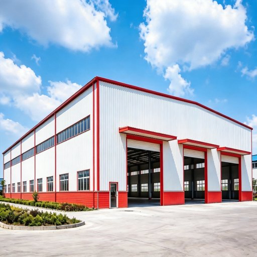 Estrutura de Aço Modular de Instalação Rápida para Projetos no Exterior e Armazenamento Industrial, Reduzindo o Tempo de Construção em Mais de 50% e Dependência de Mão de Obra