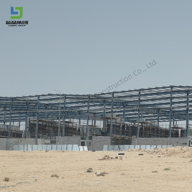 Estrutura de Aço Prefabricada Modular Personalizada para Construção de Oficinas Metalúrgicas e Edifícios Industriais