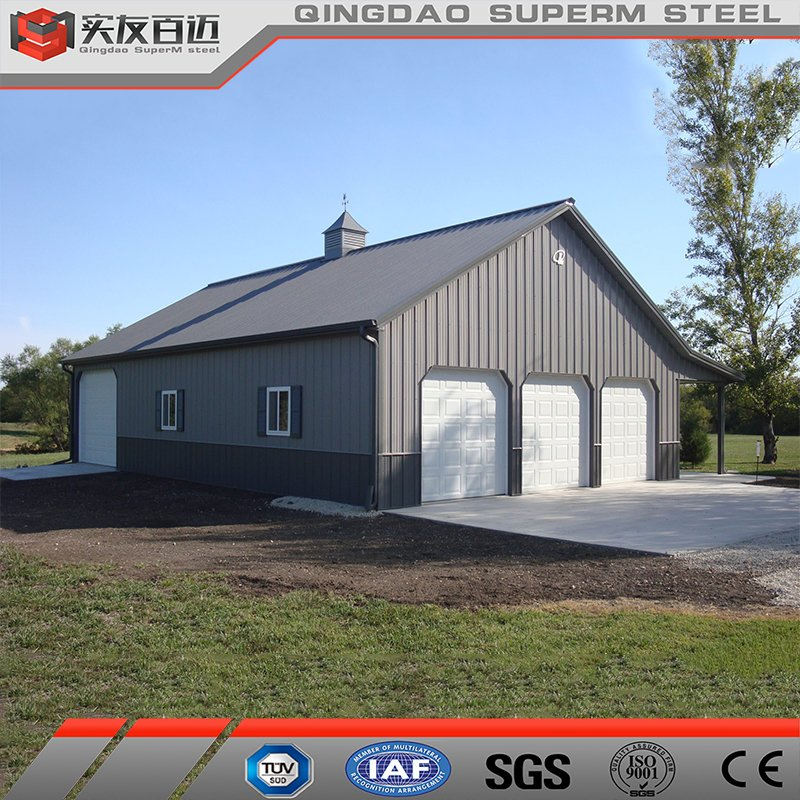 Fábrica Modular Metálica Prefabricada Industrial Kits de Armazenamento de Hangar em Metal