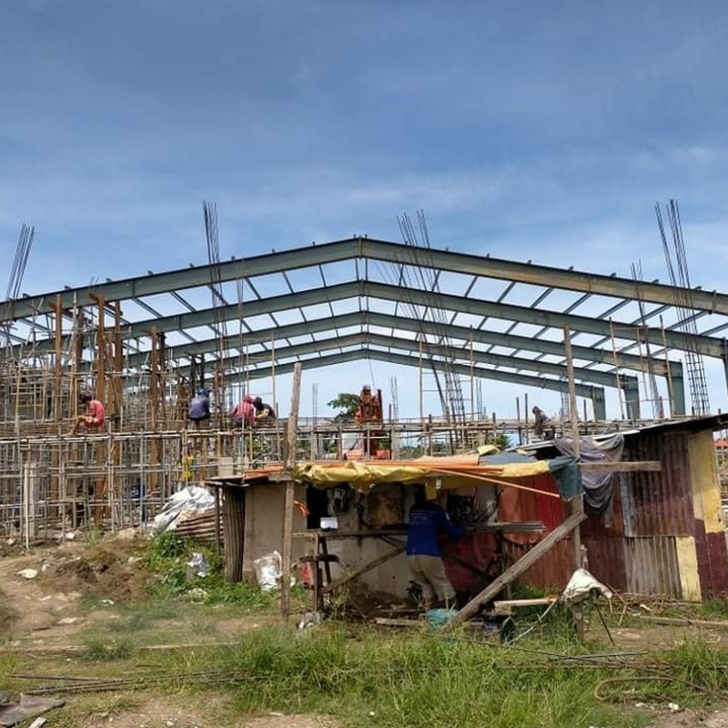 Estrutura Modular de Aço Ecológica para Centro de Varejo Comunitário