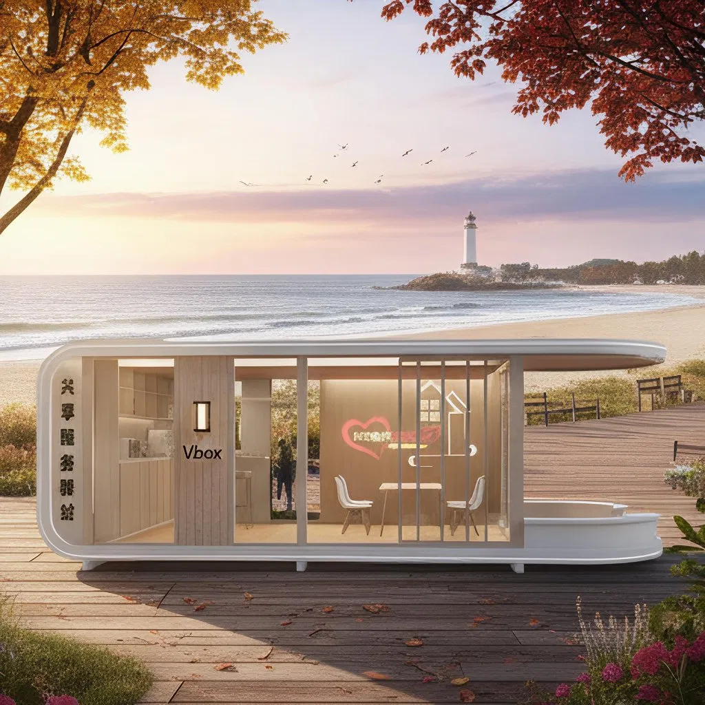 Cidade Apoio Instalação Modular Prefabricada Conversível Centro Comunitário Espaço de Exposição Casa