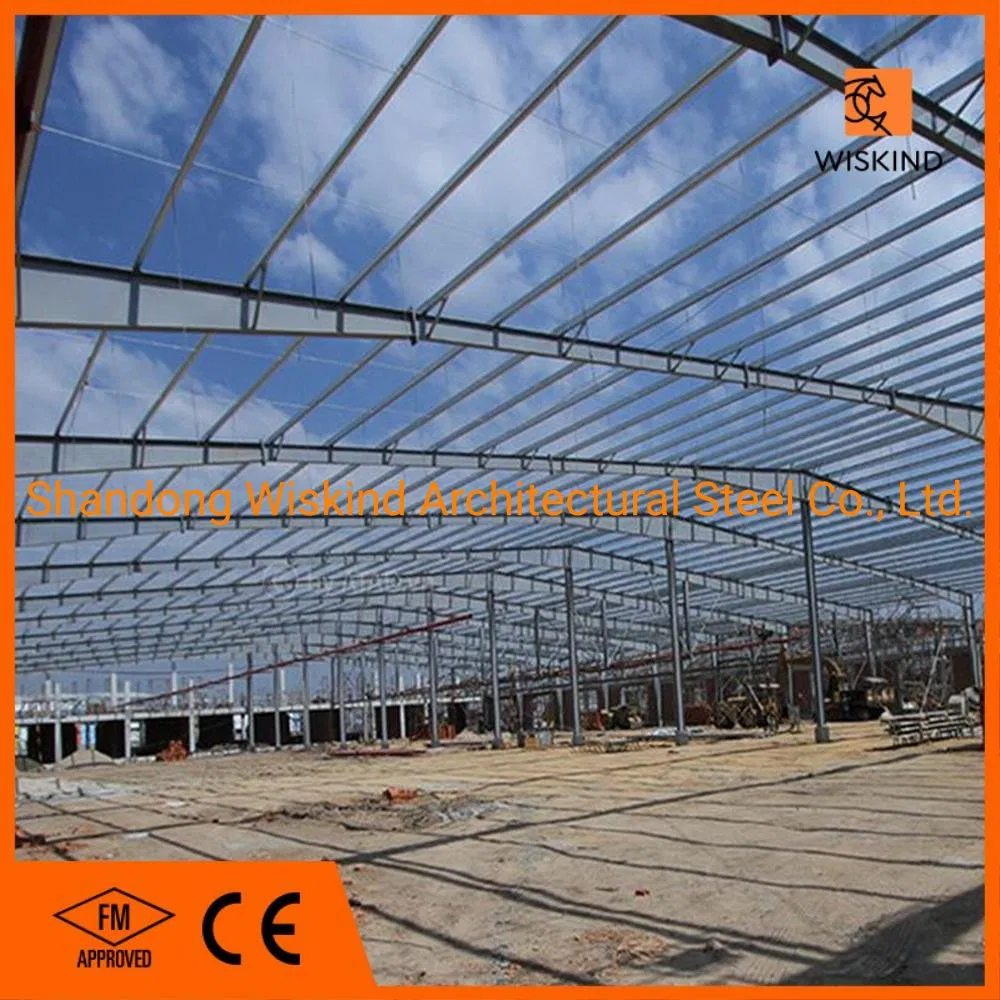 Q235B Estrutura de Aço Modular Leve Prefabricada para Galpão
