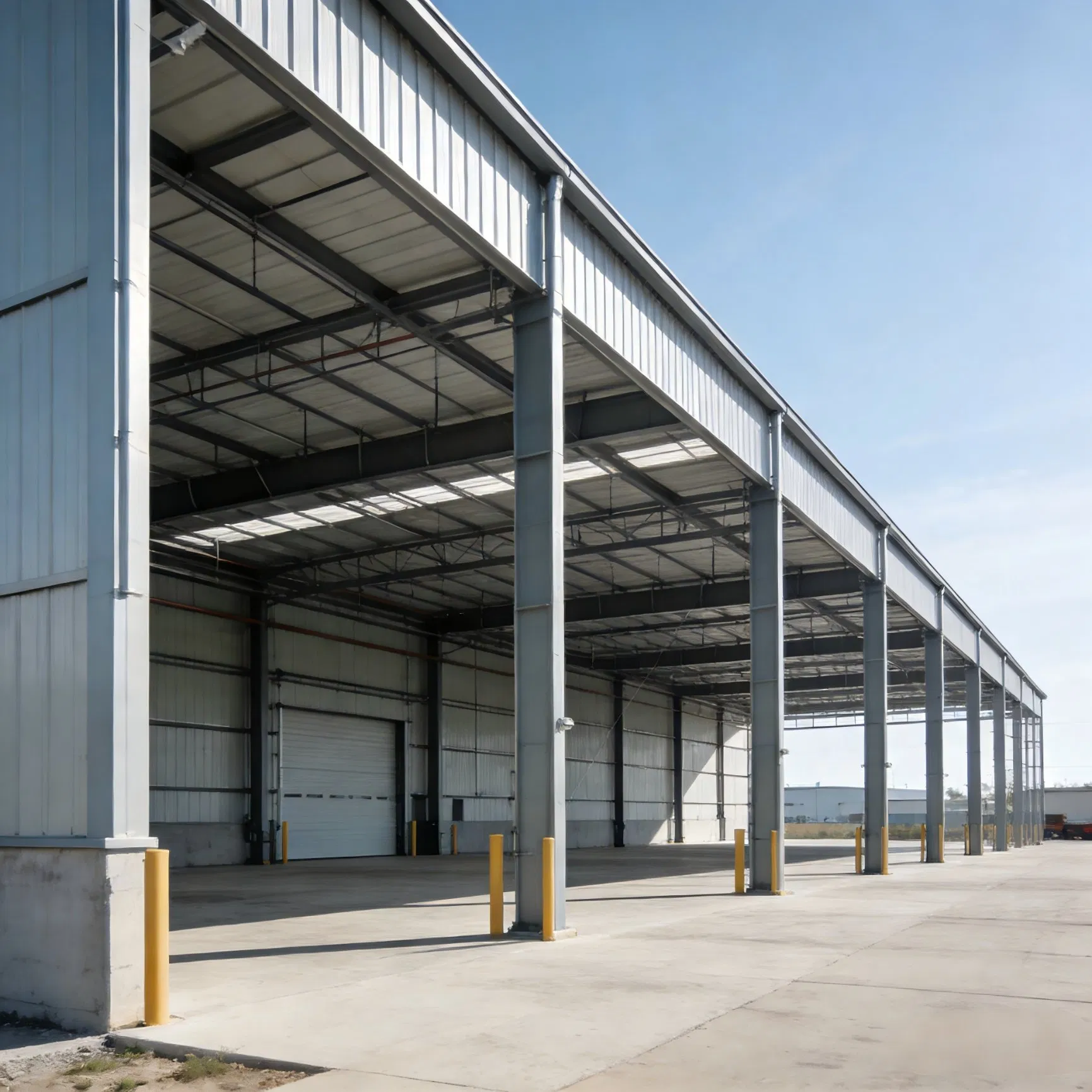 Solução de Edifício Modular de Estrutura de Aço Industrial para Instalações de Produção em Grande Escala