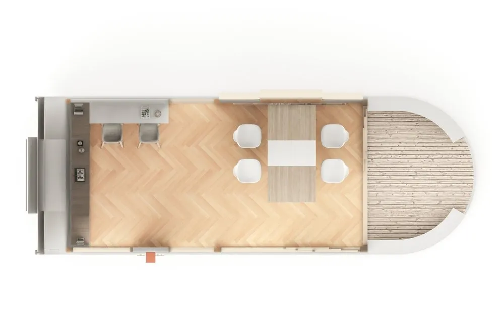Disposição Interior da Casa Modular