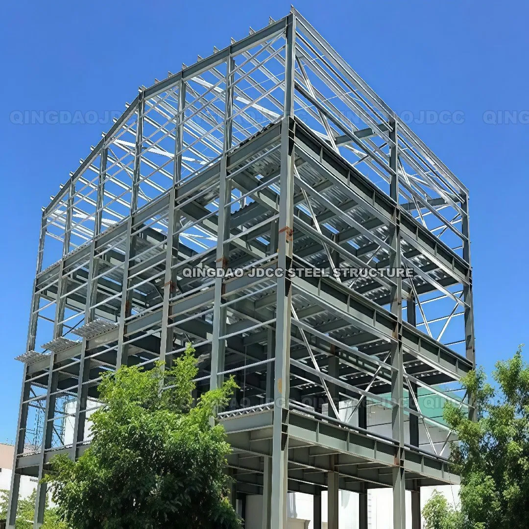 Personalize o edifício modular industrial pré-fabricado em estrutura de aço da Qingdao Jdcc, contratado para construção geral turnkey de armazém e apartamento