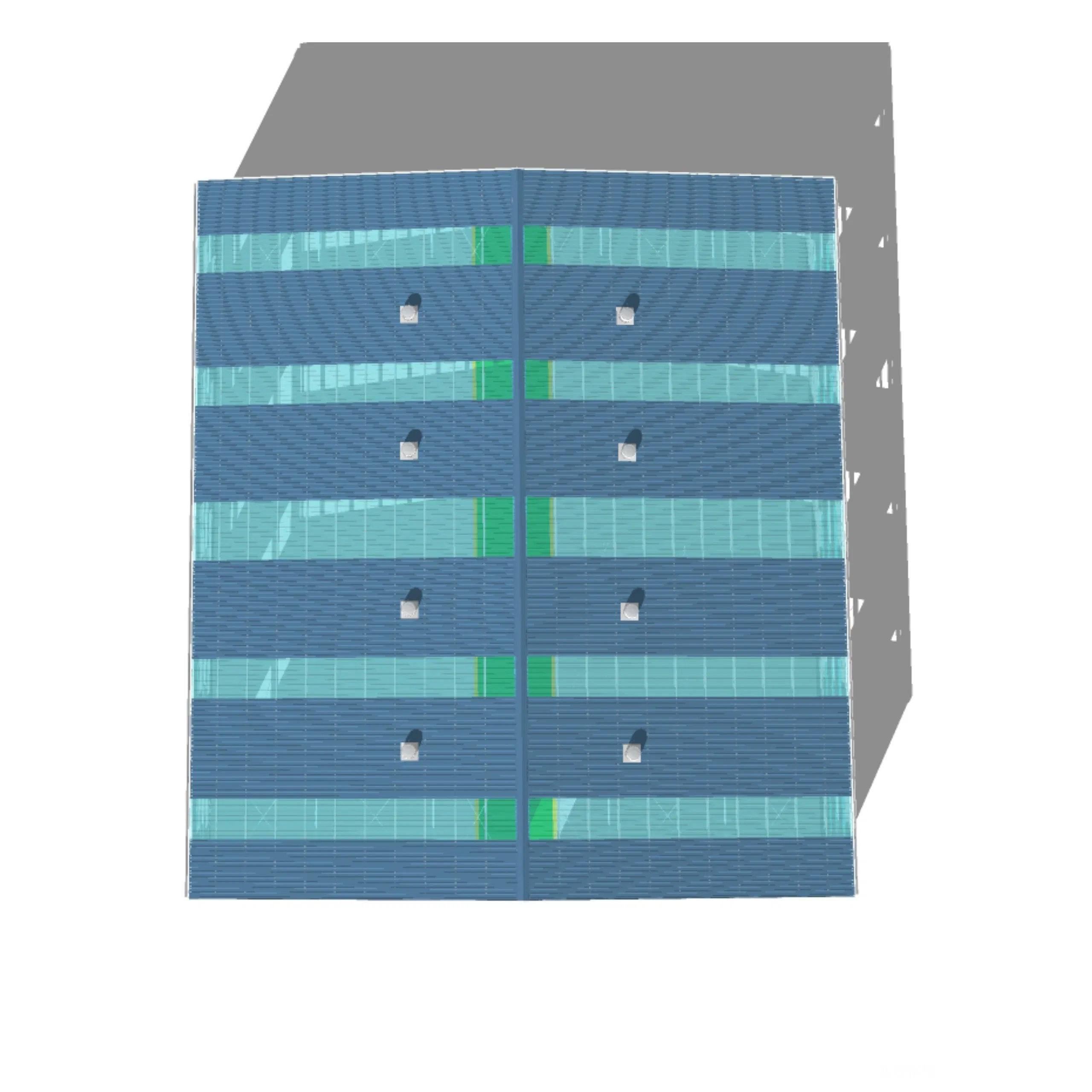 Estrutura de Aço Modular e Prefabricada de Edifício de Armazém de Tamanho Médio Durável com Claraboias e Ventilador Natural para Armazenamento