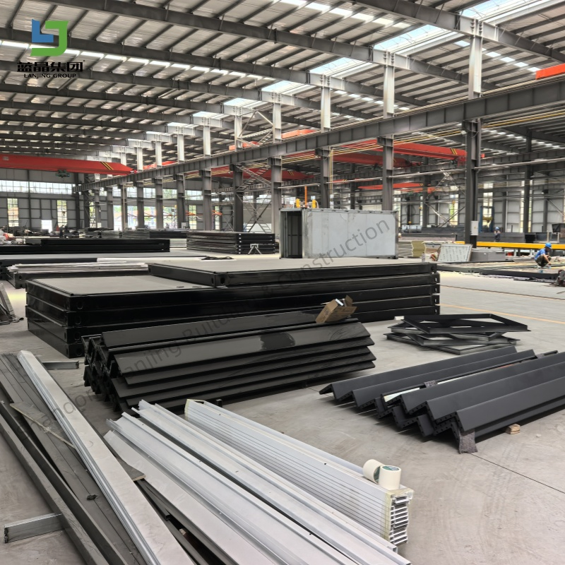 Estrutura de Aço Prefabricada Modular Personalizada para Construção de Oficinas Metalúrgicas e Edifícios Industriais