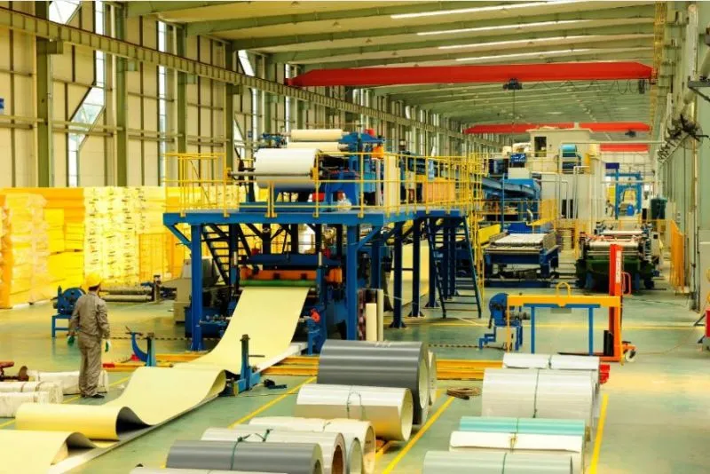 Equipamentos e máquinas de produção de estrutura de aço