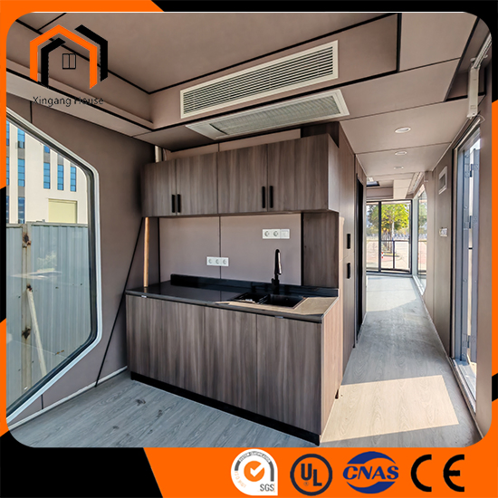 Móvel Modular Inteligente Personalizado Casa Prefabricada Móvel 2 Quartos com Varanda Casa Cápsula Removível