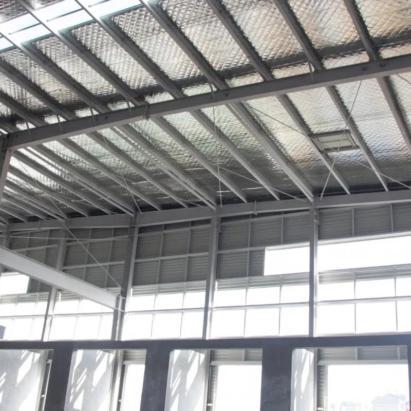 Estrutura de Oficina de Aço Prefabricado Flexível Modular Expansível com Estrutura Pesada e Espaço Industrial Adaptável