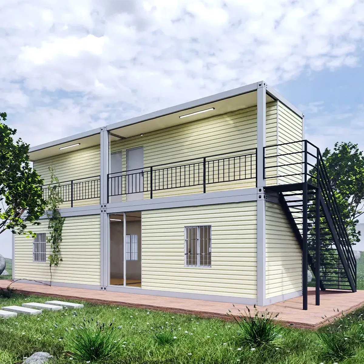 Casa Modular Turnkey Rápida para Conclusão Rápida de Projetos Casa Contêiner