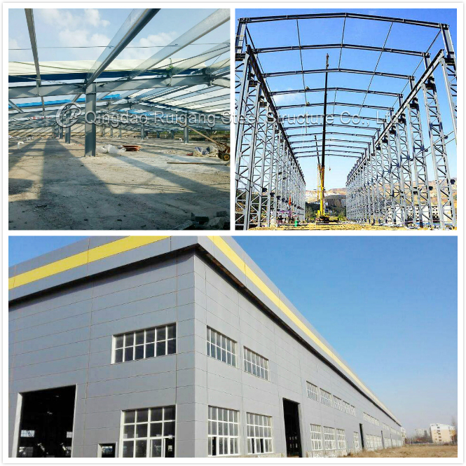 Estrutura de Aço Prefabricada para Galpão Industrial Baixo Custo Construção Modular de Alto Rendimento Casa Comercial de Aço Prefabricada Escritório