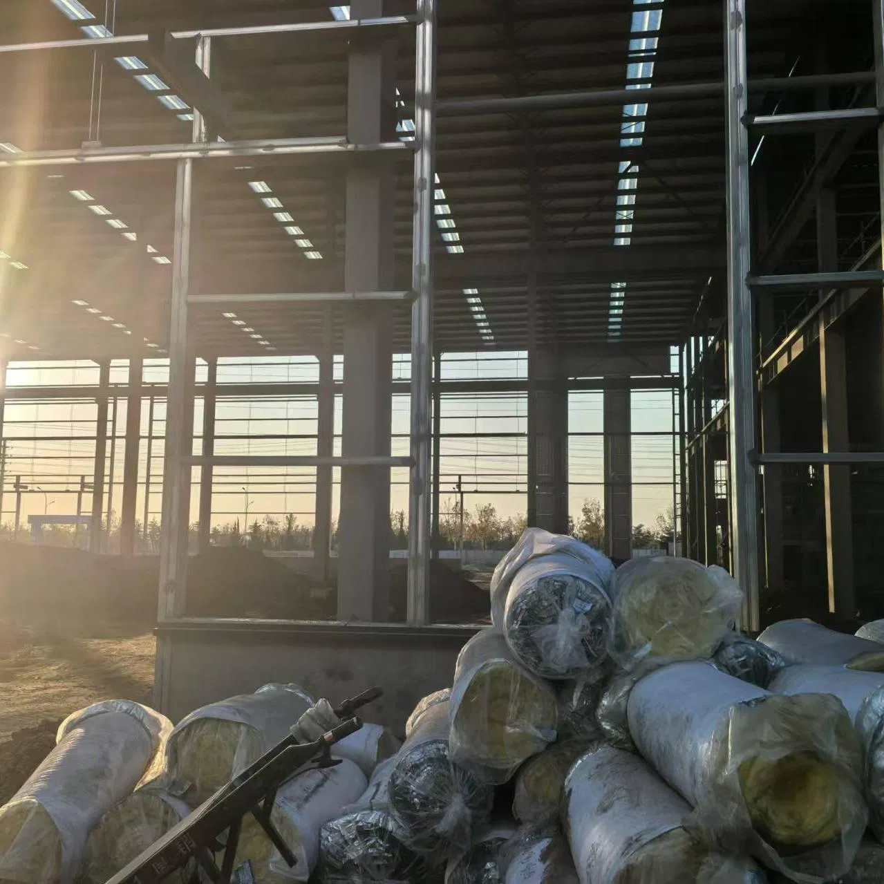 Estrutura Modular de Aço Leve Casa Residencial Prefabricada Construção de Escritório